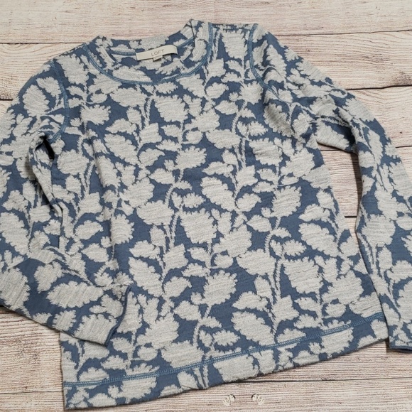 LOFT Tops - Loft || Floral Knit Top C145
